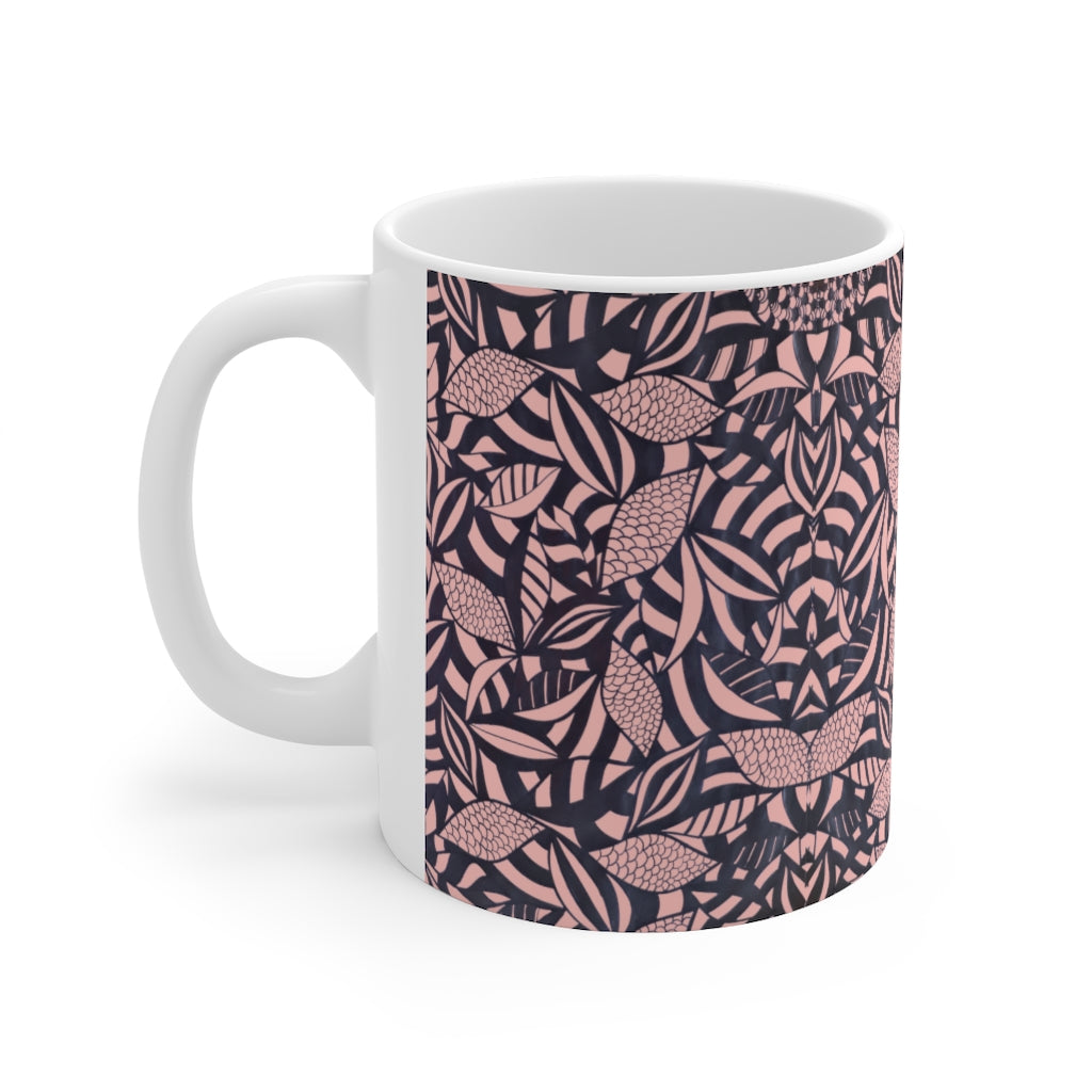 Tropical Minimalist Blush Mug 11oz