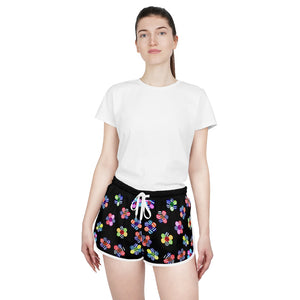 Black Candy Florals Relaxed Shorts
