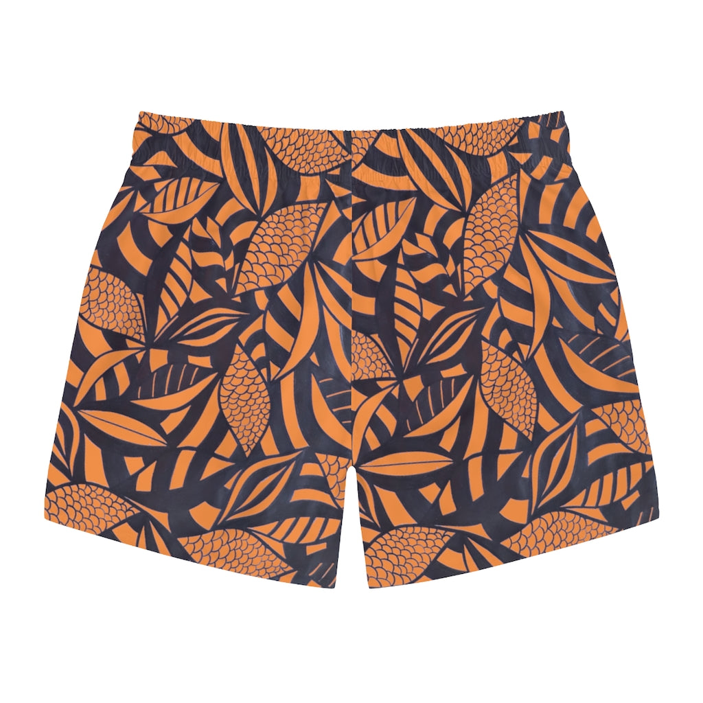 Sunset Tropical Minimalist Swimming Trunks