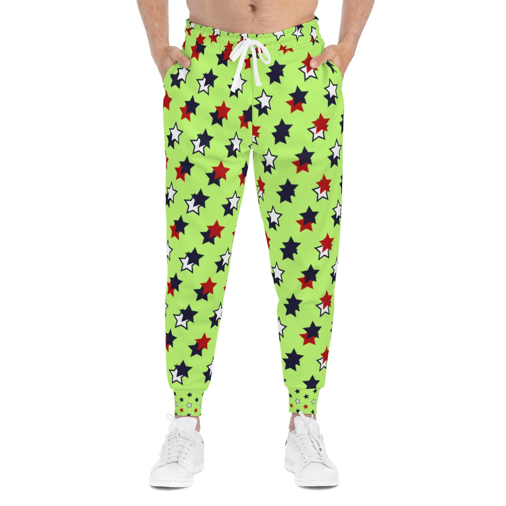 Unisex AOP Starry Lime Joggers