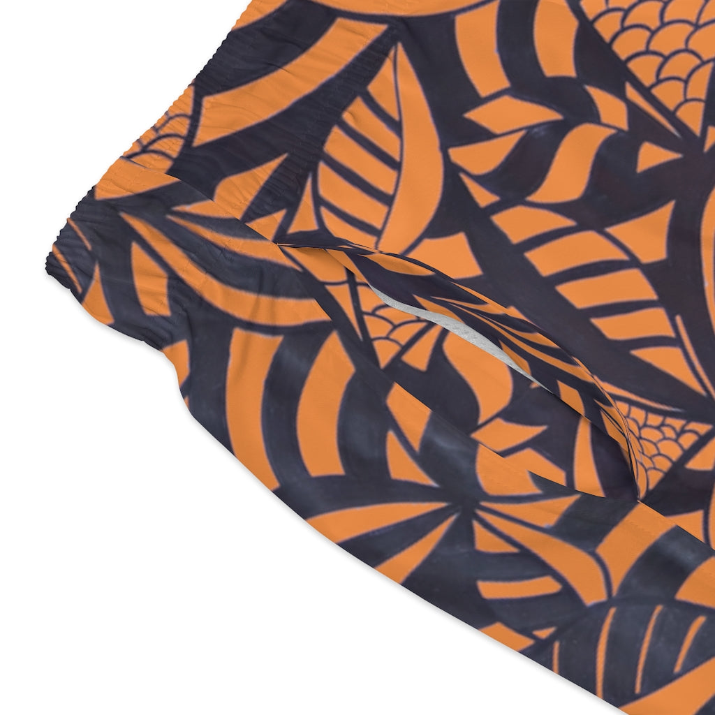 Sunset Tropical Minimalist Swimming Trunks