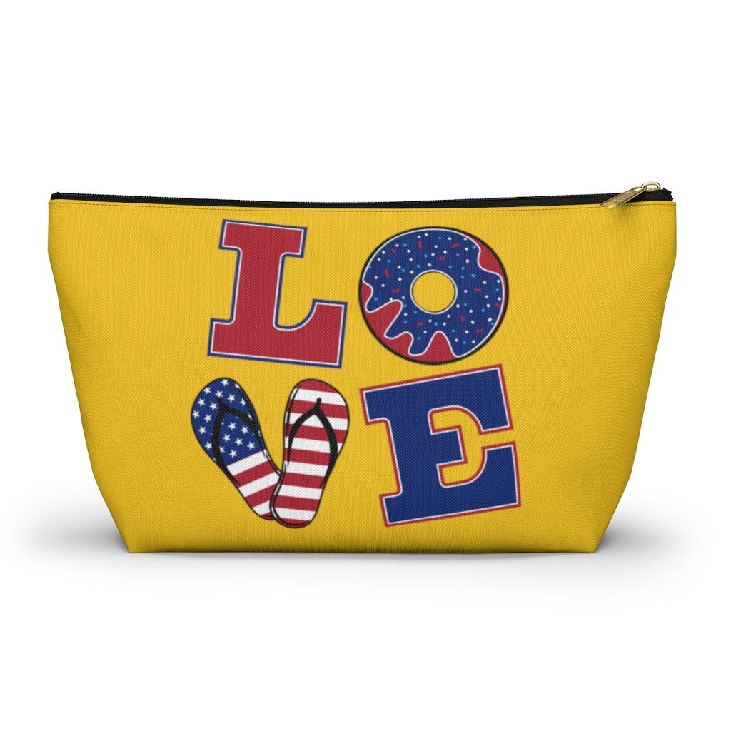 Love Yellow Accessory Pouch