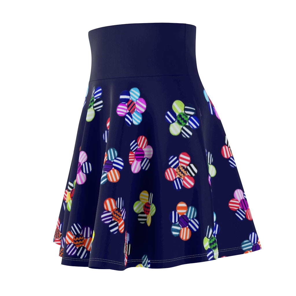 Ink Candy Florals Skater Skirt