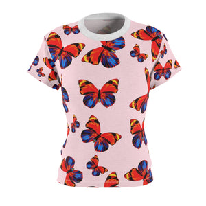 Tangerine Butterflies AOP T-Shirt