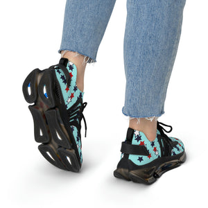 Icy Blue Stargirl OTT Women's Mesh Knit Sneakers