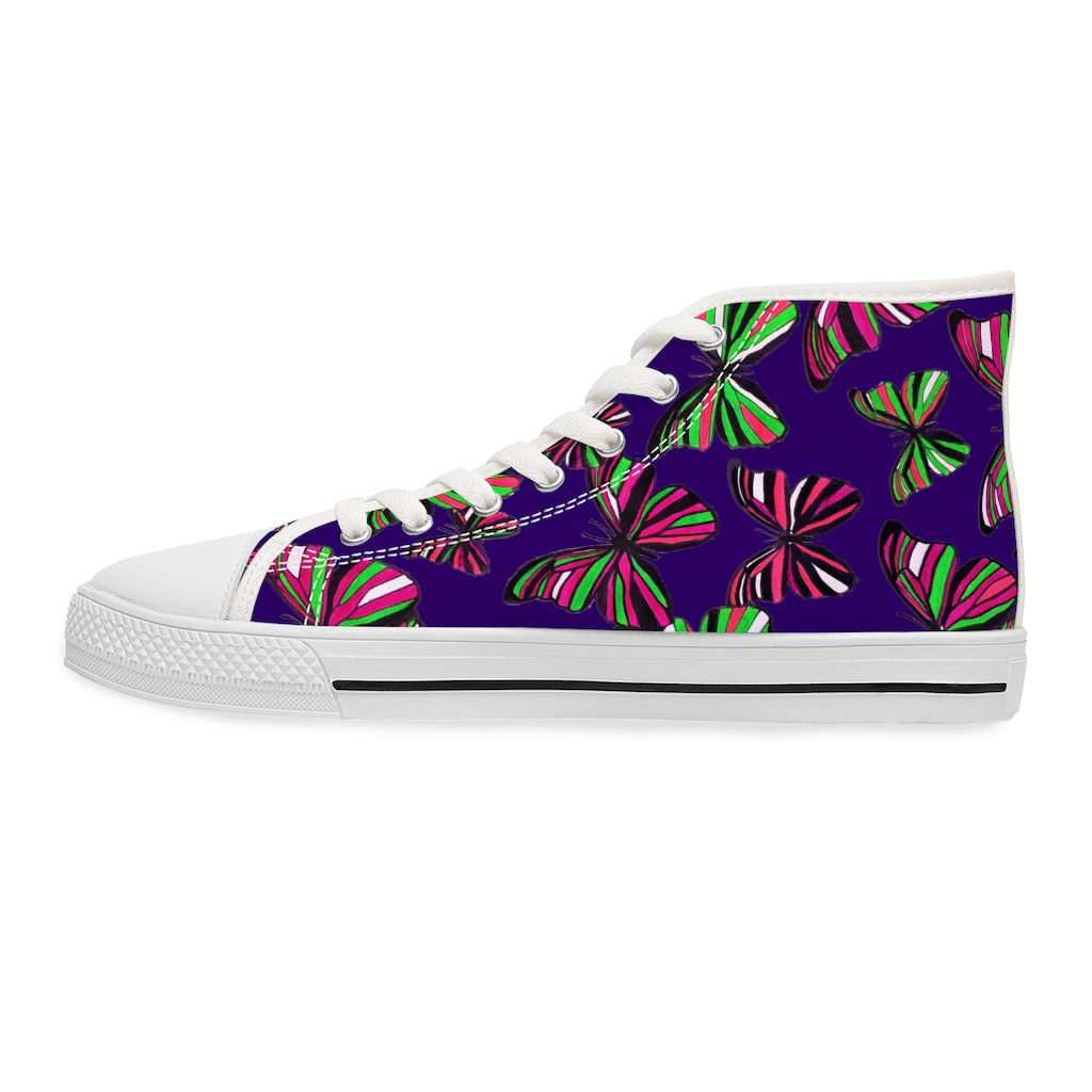 Ink Butterflies Women's High Top Sneakers