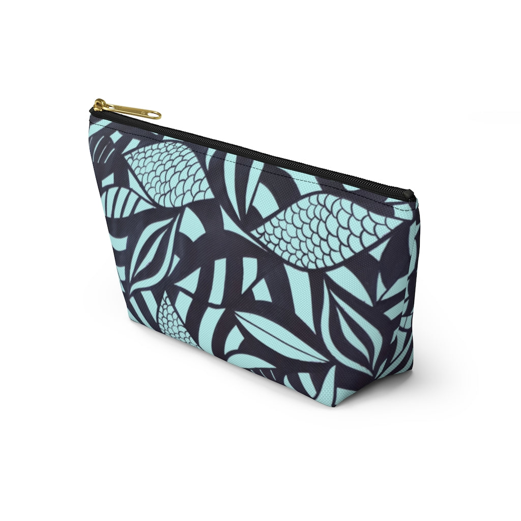 Icy Tropical Minimalist Accessory Pouch