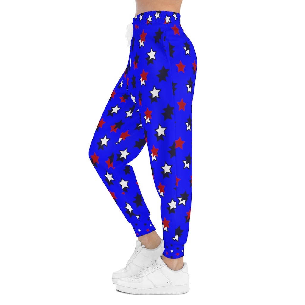 Unisex AOP Starry Electric Blue Joggers