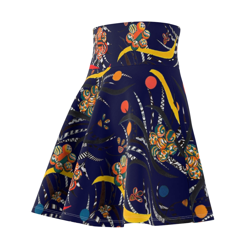 Ink Wilderness Skater Skirt