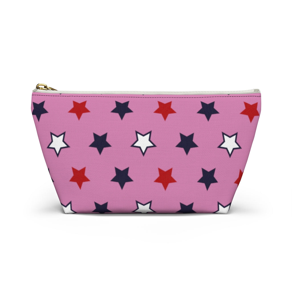 Starry Pink Accessory Pouch