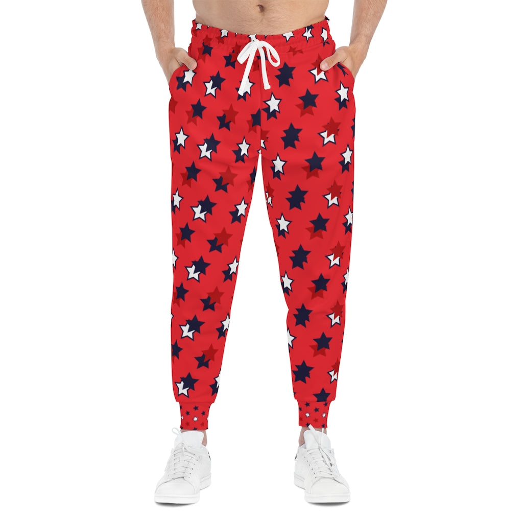 Unisex AOP Starry Red Joggers