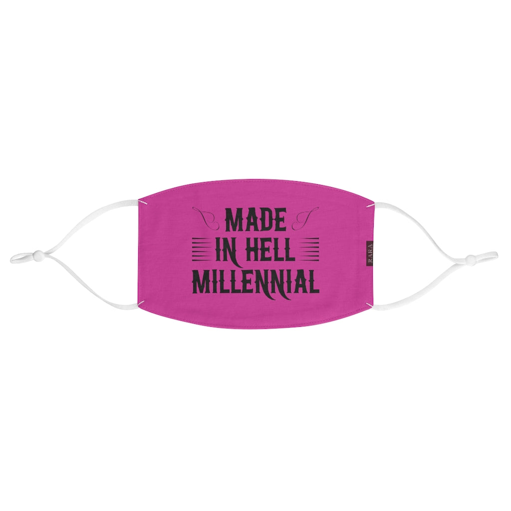 Millennial Fabric Face Mask (Pink)