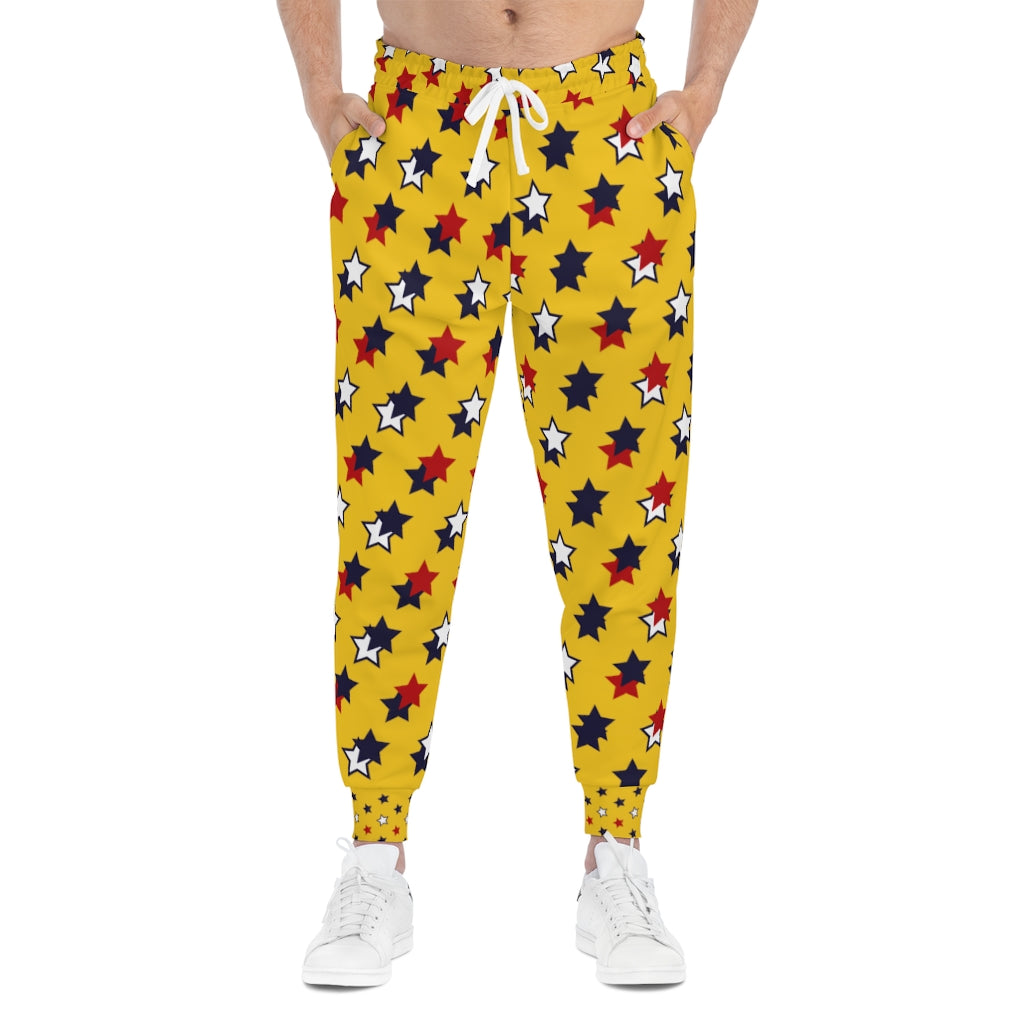 Unisex AOP Starry Yellow Joggers