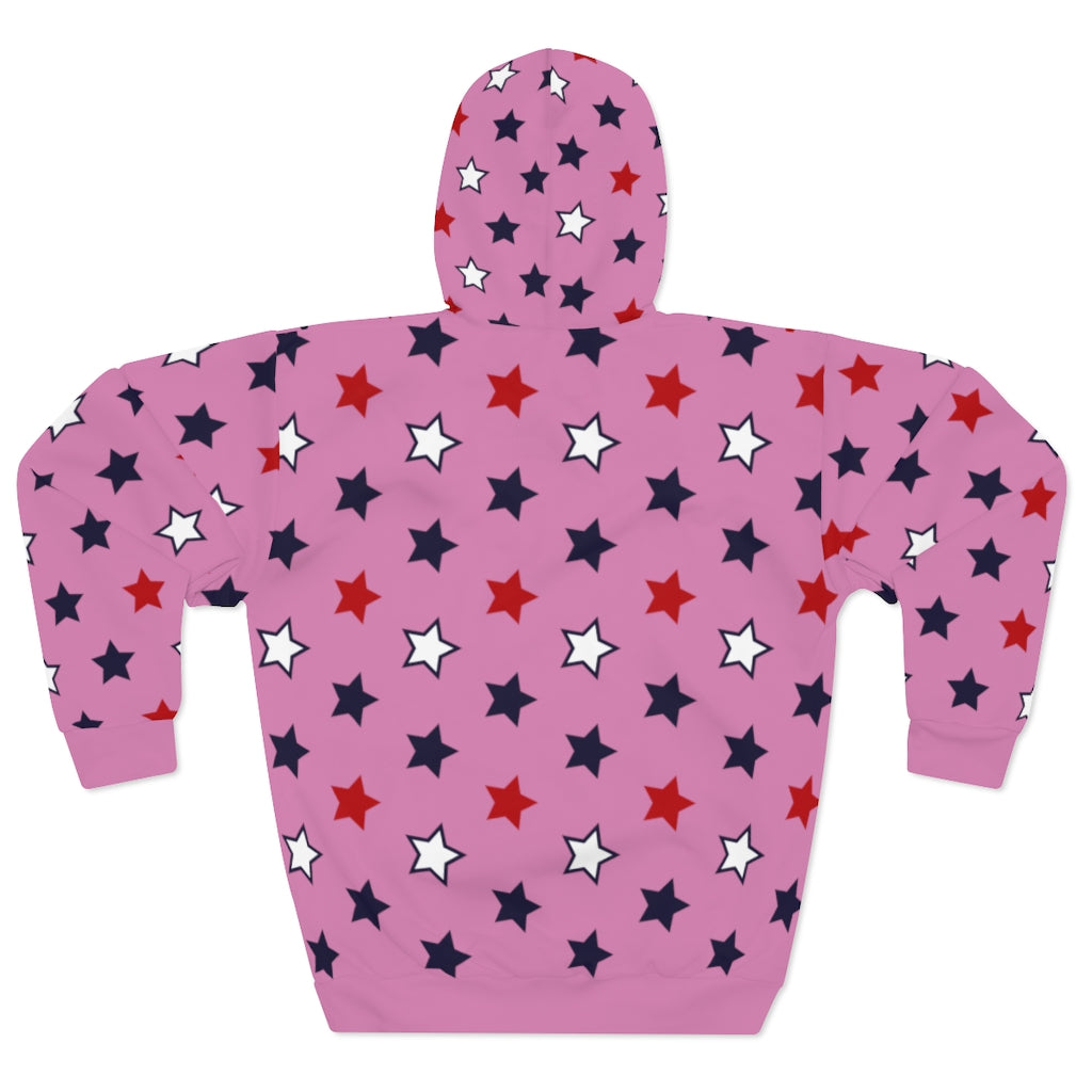 Mauve Star Lit Pullover Hoodie