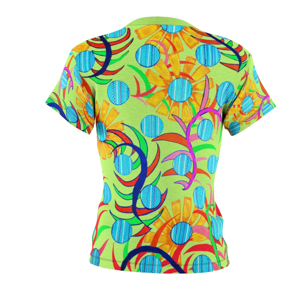 Sunflower AOP Lime T-shirt