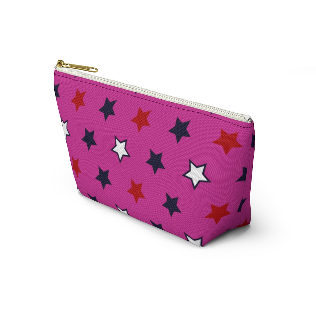 Starry Magenta Accessory Pouch