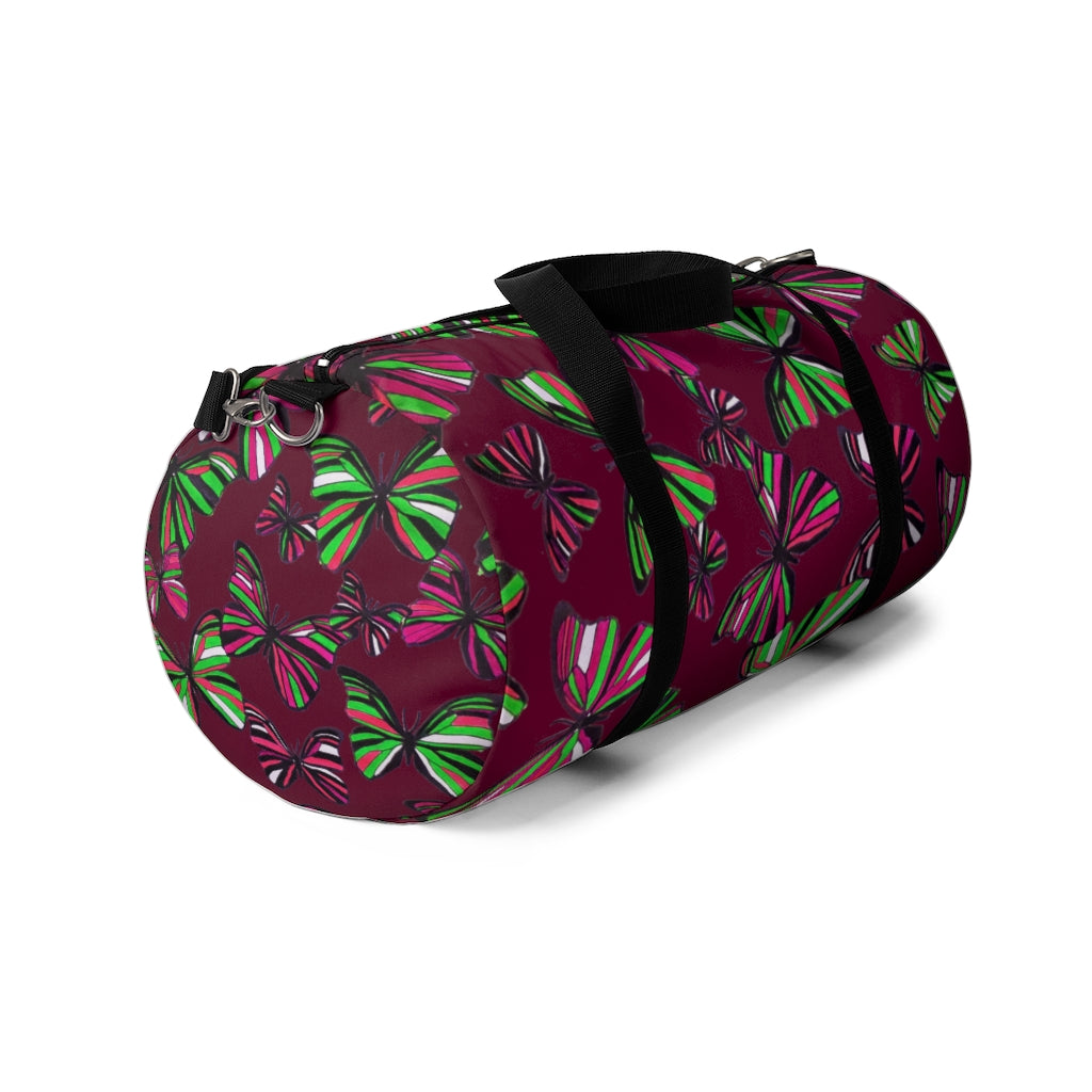 Butterflies Marsala Duffel Bag