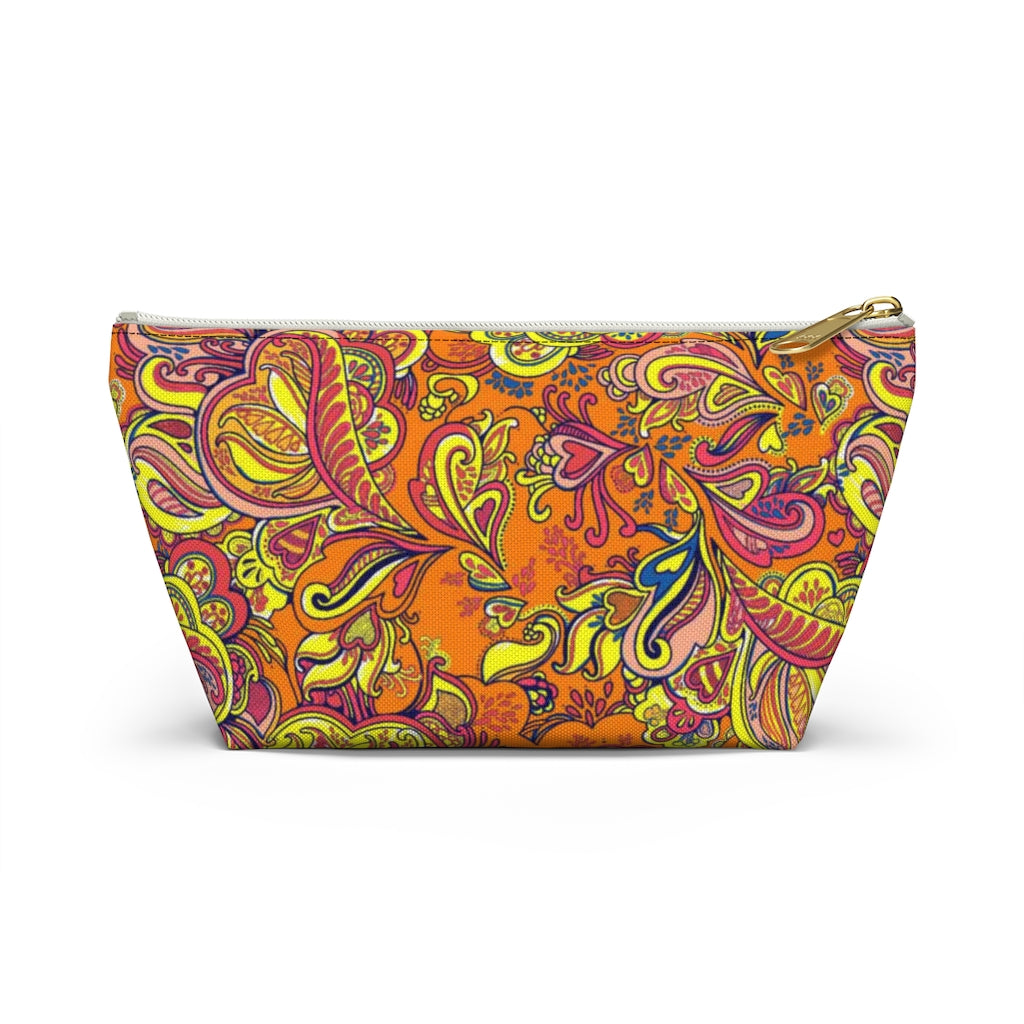 Paisley Hearts Accessory Pouch