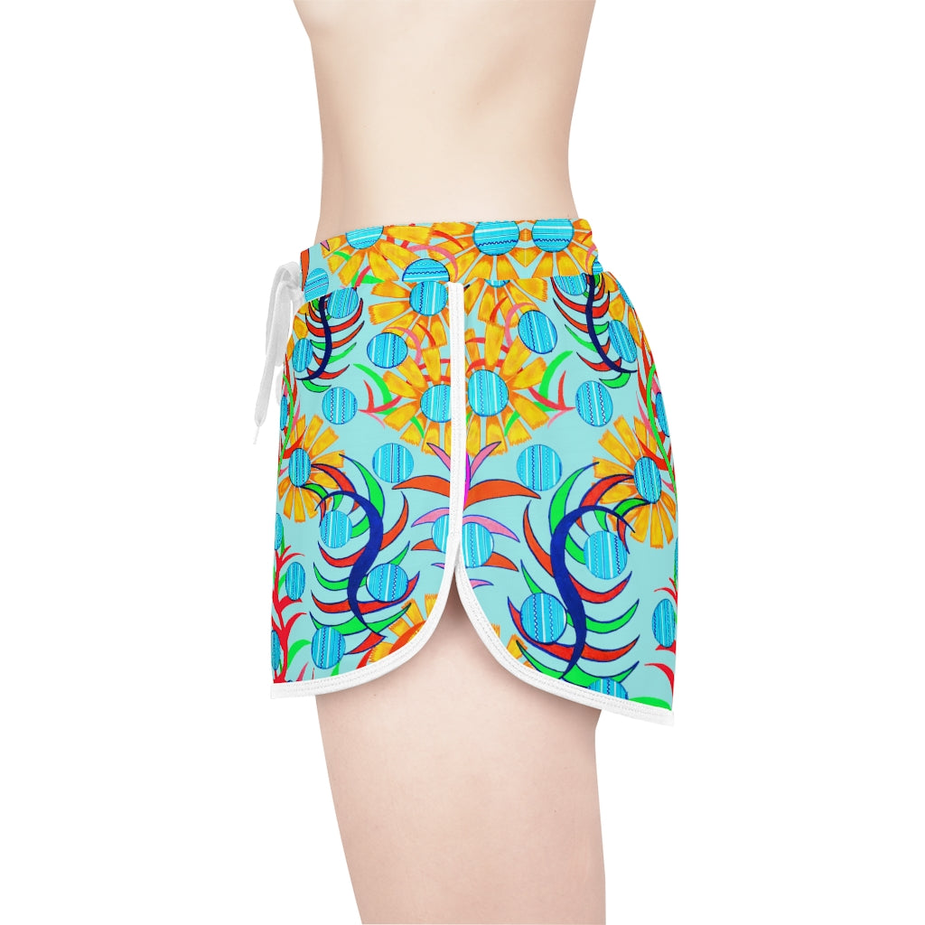 Icy Sunflower Relaxed Shorts