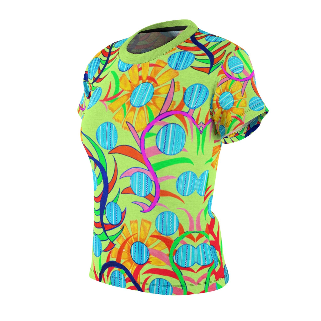 Sunflower AOP Lime T-shirt