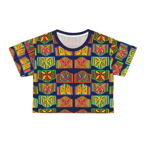 Ink Deco Print AOP Crop Tee