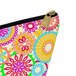 The 70's Vibe Lemon Accessory Pouch