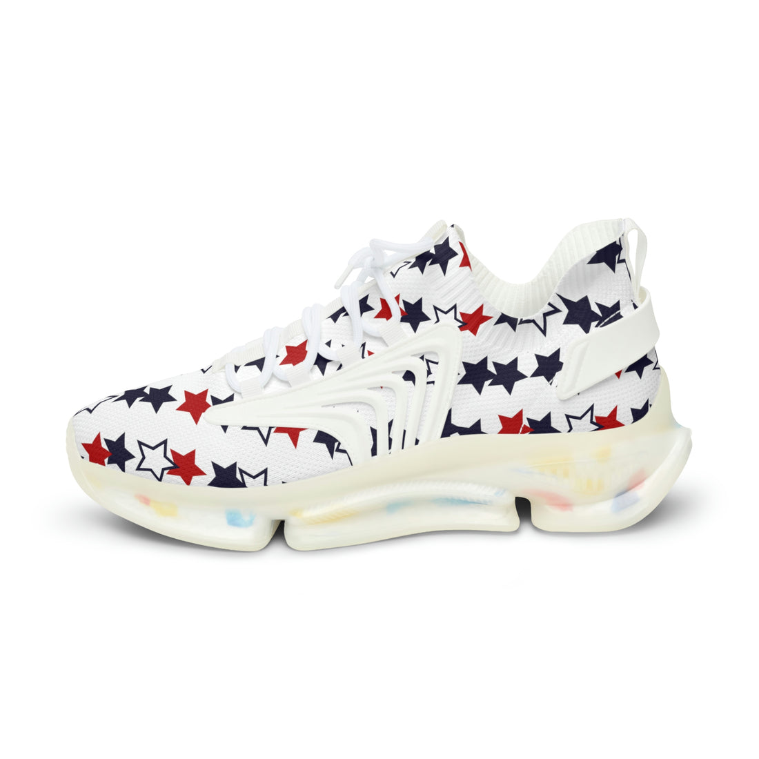 White Starboy OTT Men's Mesh Knit Sneakers