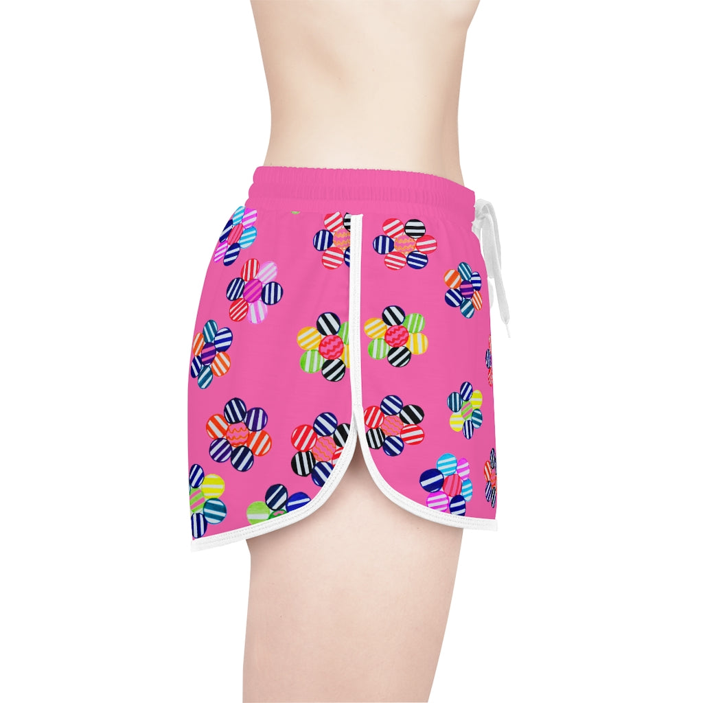 Rose Candy Florals Relaxed Shorts