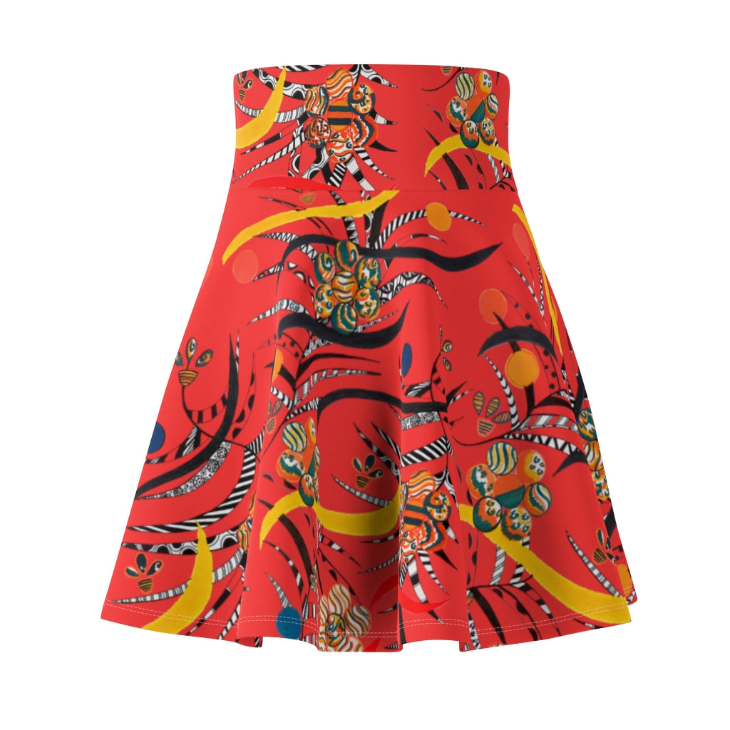 Vermillion Wilderness Skater Skirt