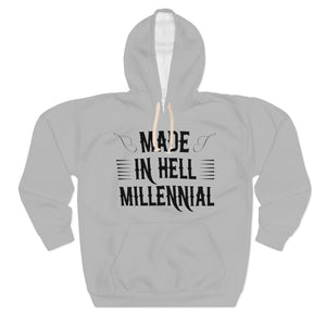Millennial Pullover Grey Hoodie