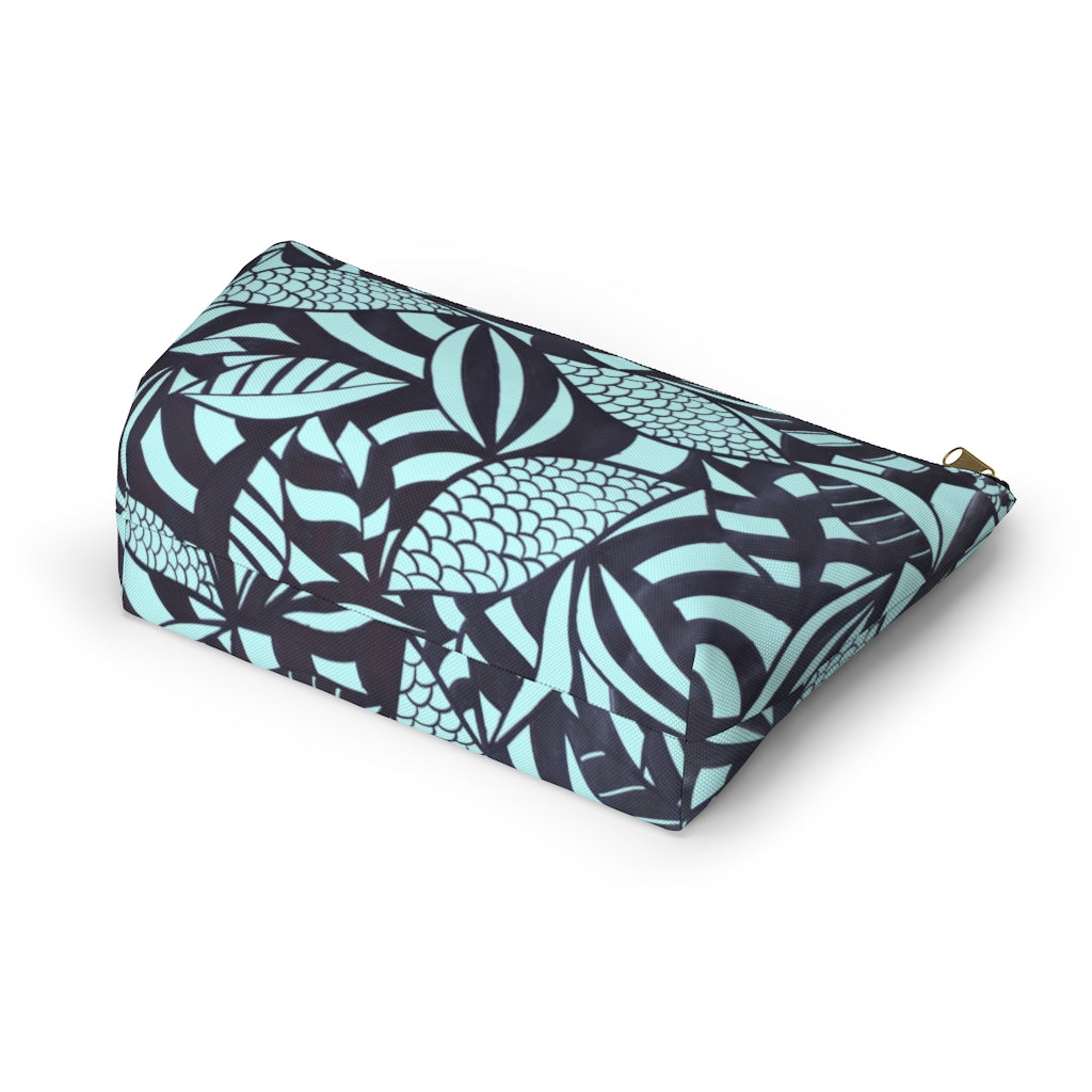 Icy Tropical Minimalist Accessory Pouch