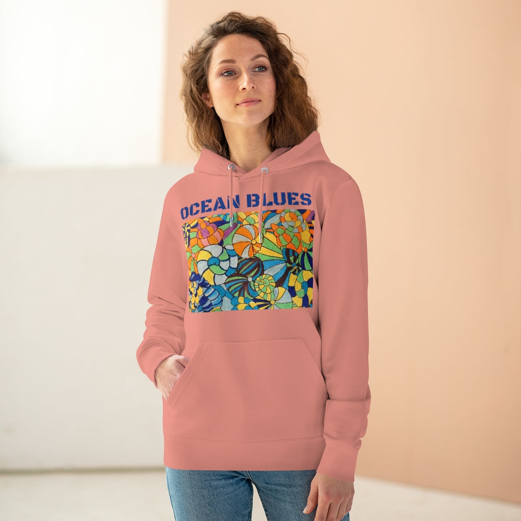 Ocean Blues Unisex Cruiser Organic Hoodie