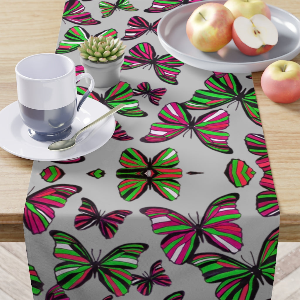 Butterflies Slate Table Runner