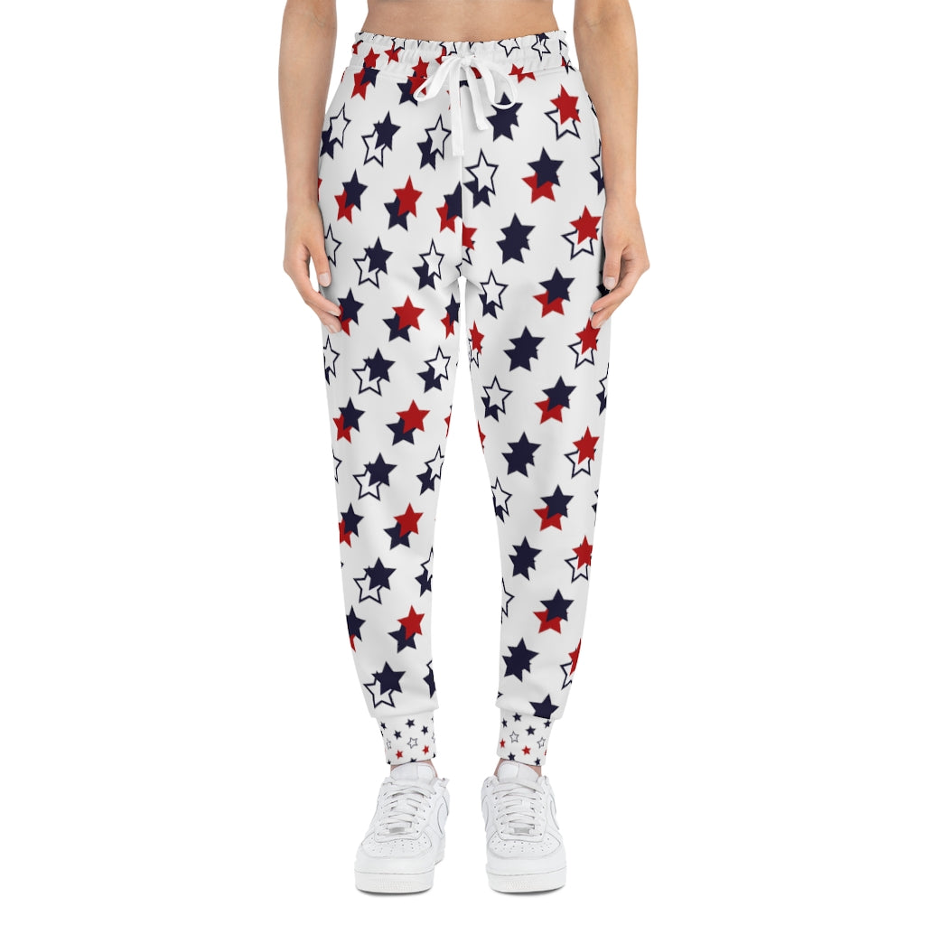 Unisex AOP Starry White Joggers