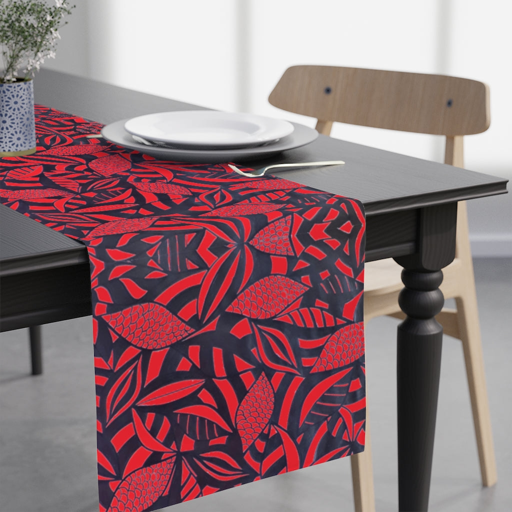 Tropical Scarlet Table Runner