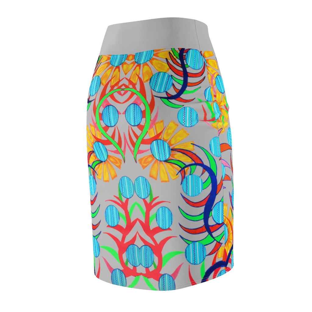 Sunflower Slate Pencil Skirt