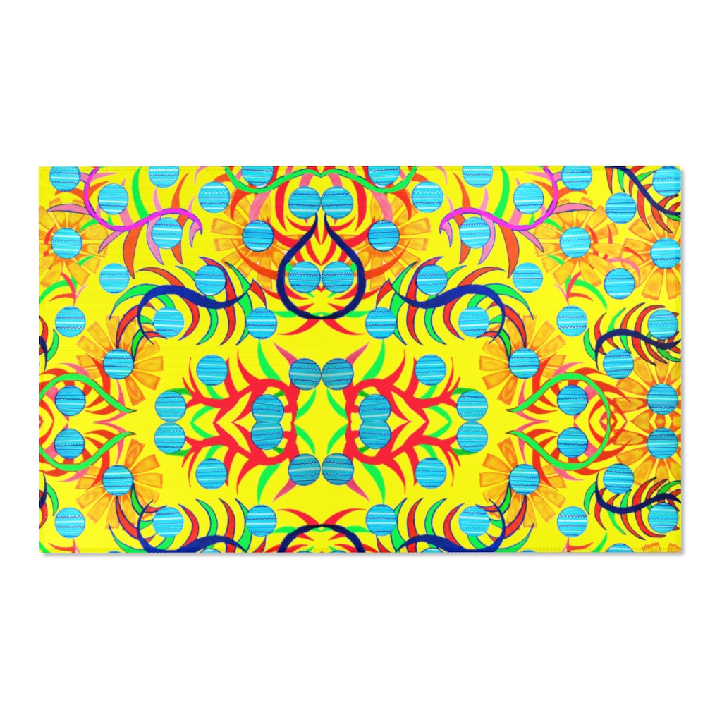 Sun Flower Canary Area Rug