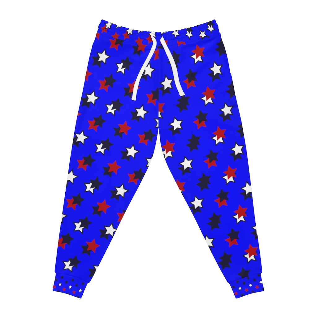 Unisex AOP Starry Electric Blue Joggers