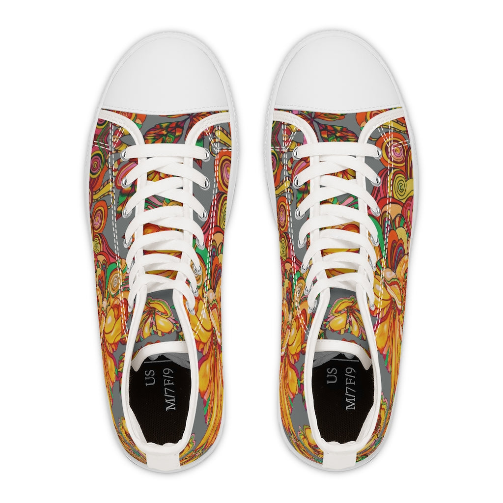 Ash Artsy Floral Women's High Top Sneakers