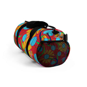 Sunflower Scarlet Duffel Bag