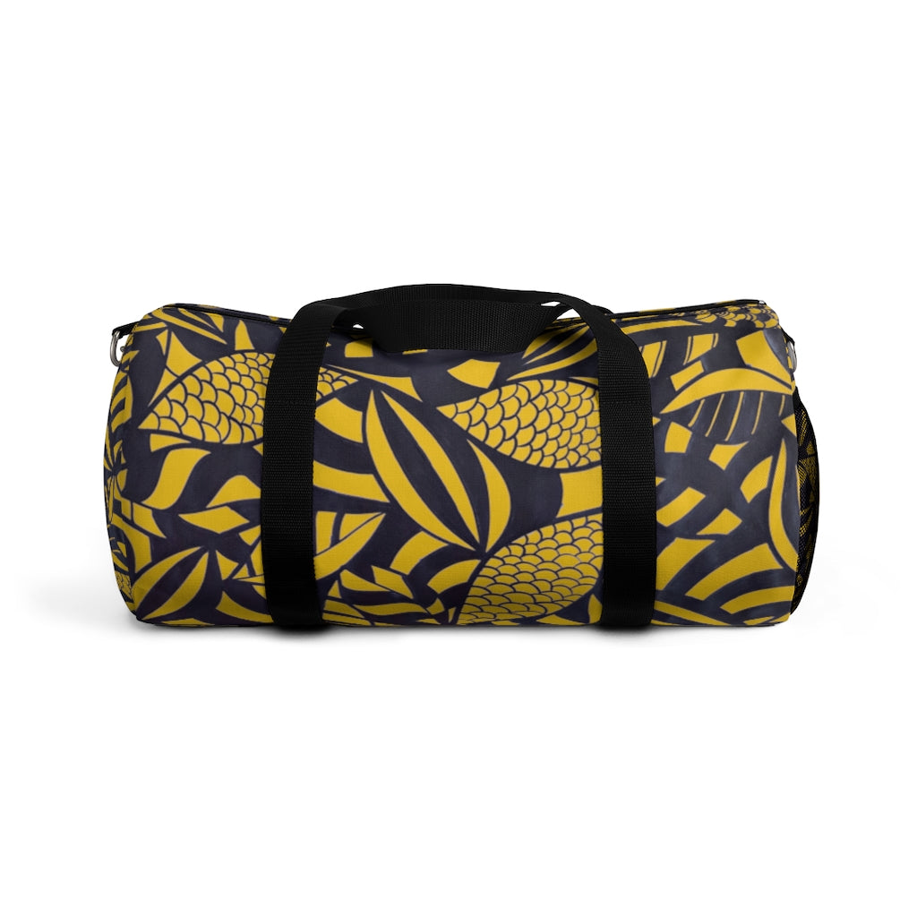 Tropical Minimalist Yellow Duffel Bag