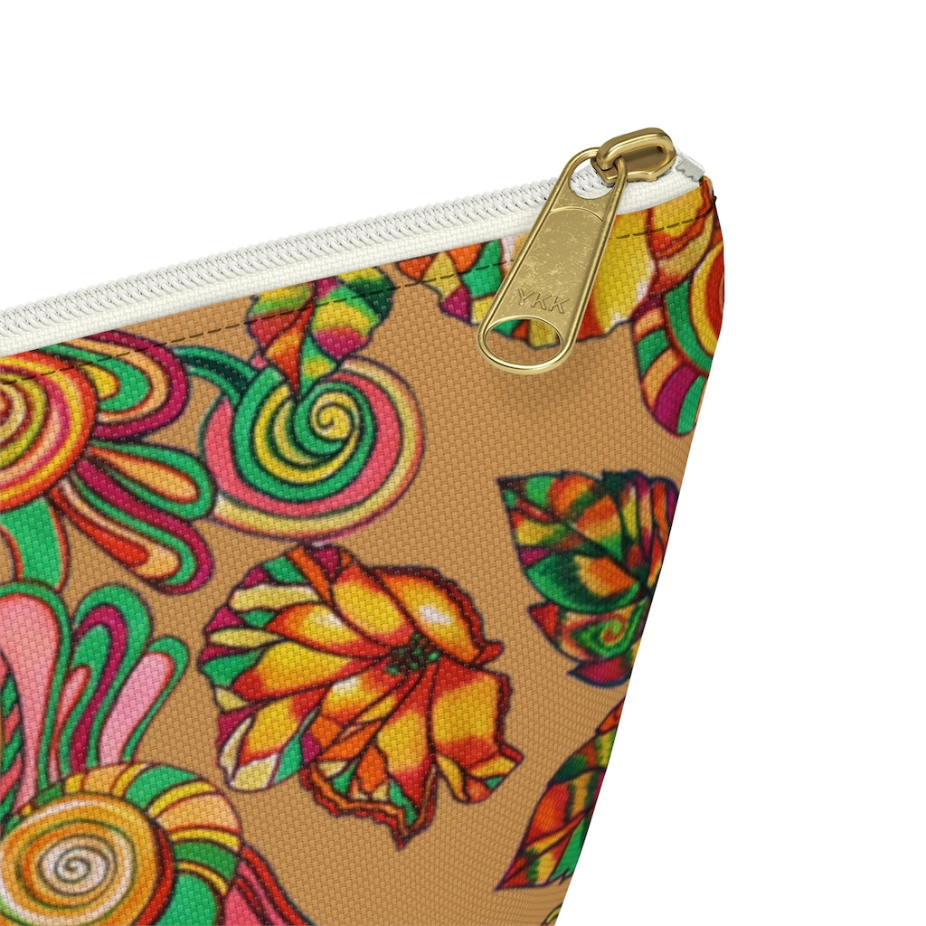 Tussock Artsy Floral Accessory Pouch