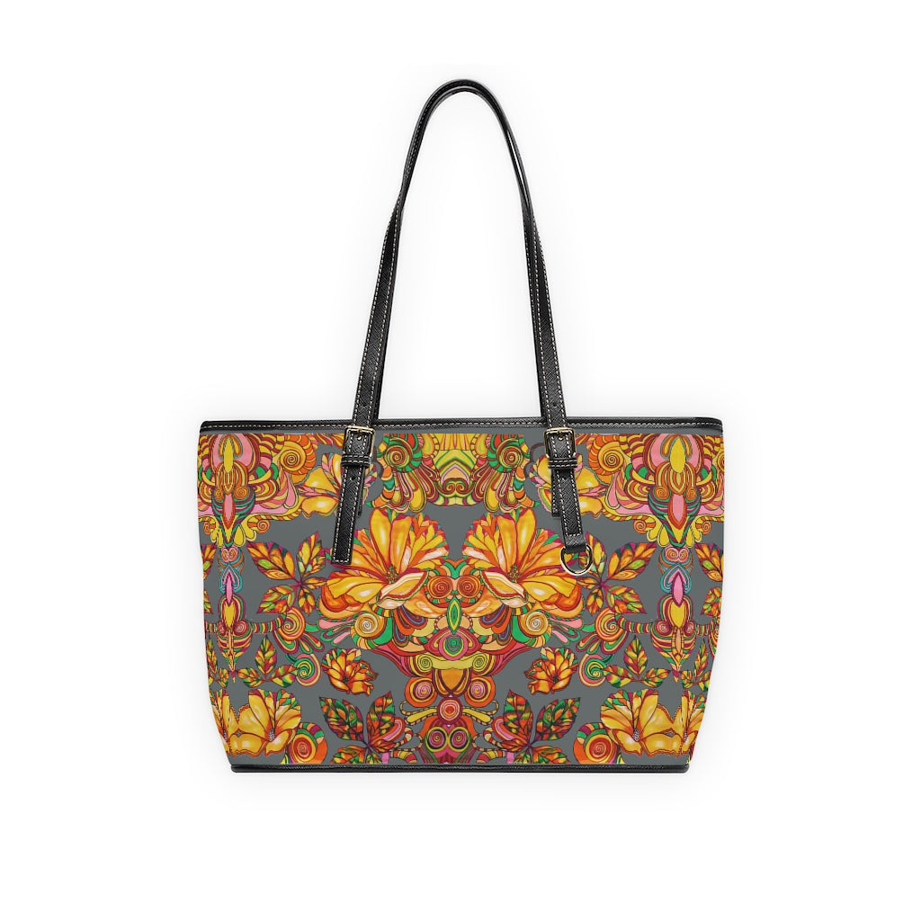 ash floral print tote bag 