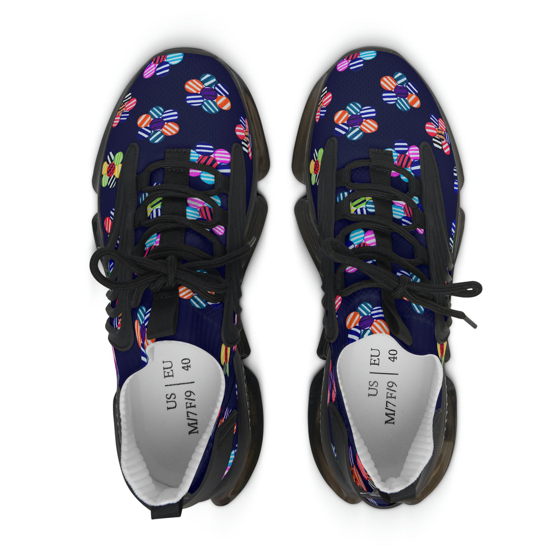 Ink Candy Floral Printed OTT Women's Mesh Knit Sneakers