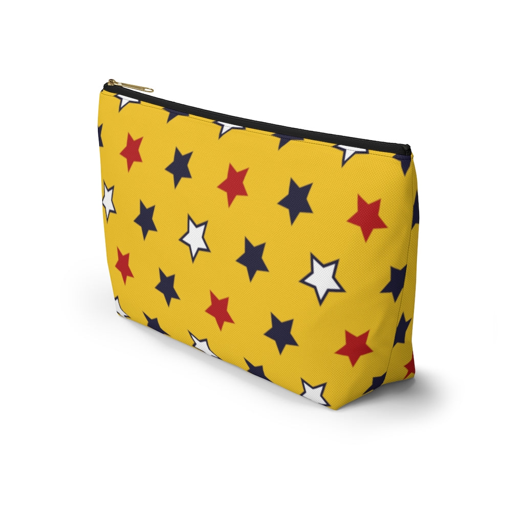 Starry Yellow Accessory Pouch