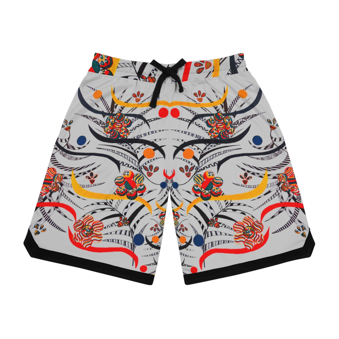 Slate Wilderness Basketball Rib Shorts (AOP)