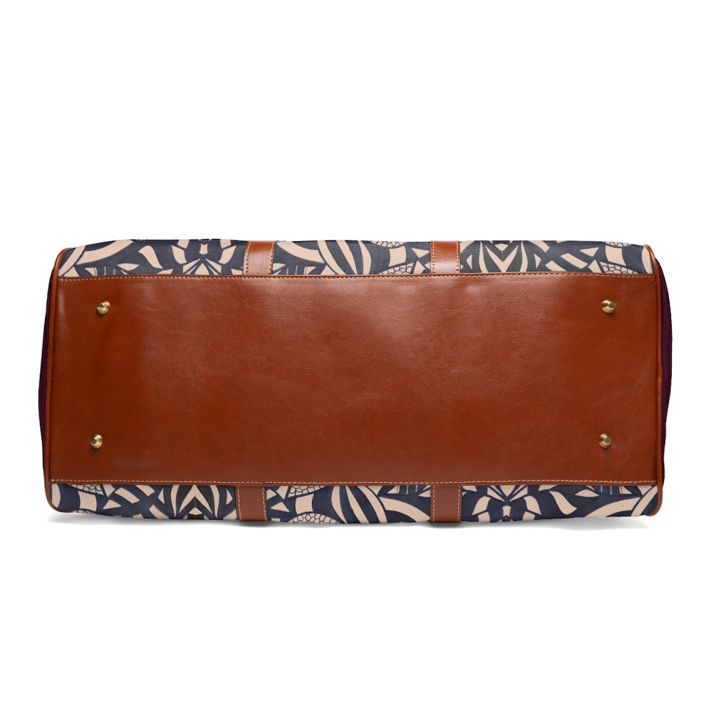 Nude Tropical Minimalist Waterproof AOP Travel Bag