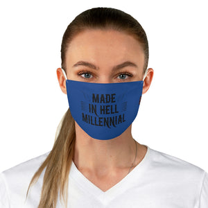 Millennial Fabric Face Mask (Blue)