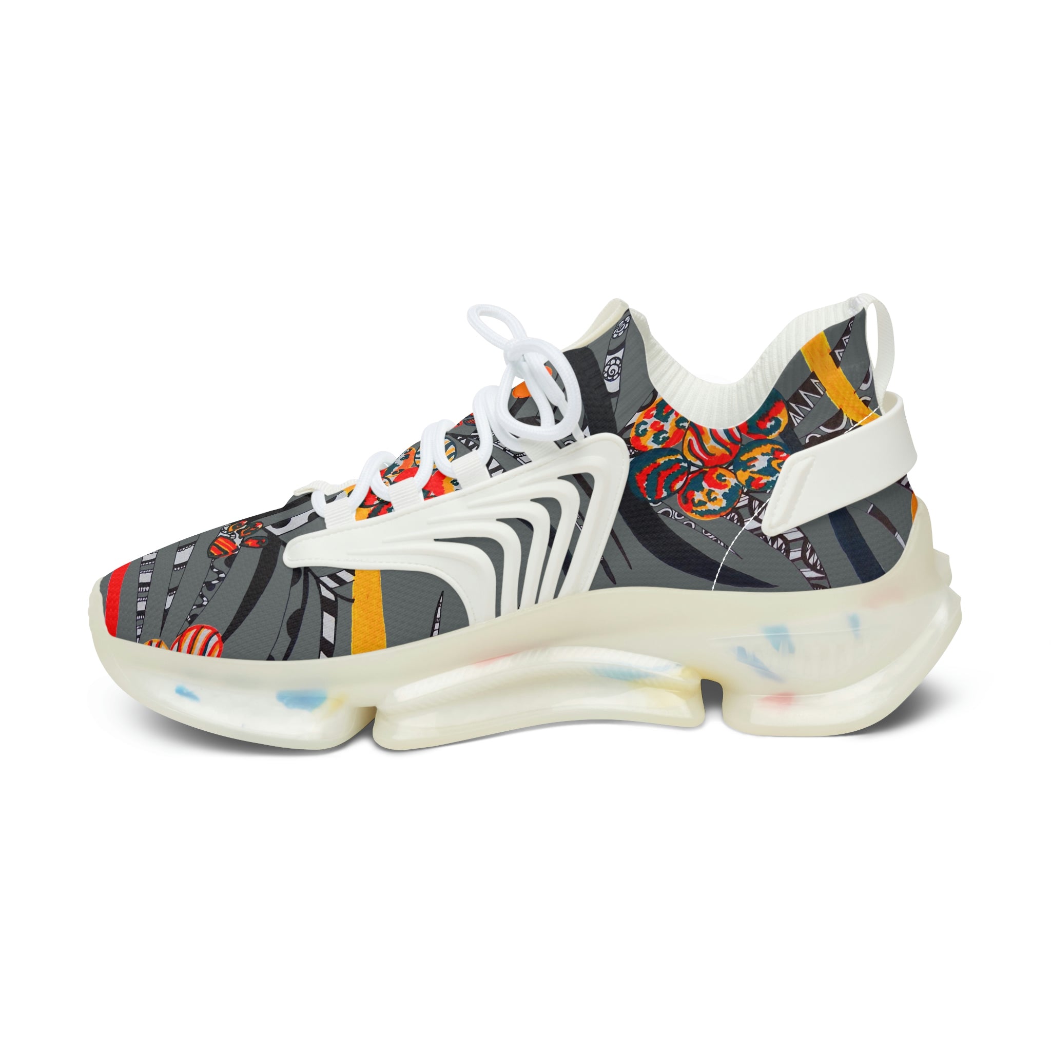 Ash Grey Wildly Wicked OTT Women's Mesh Knit Sneakers