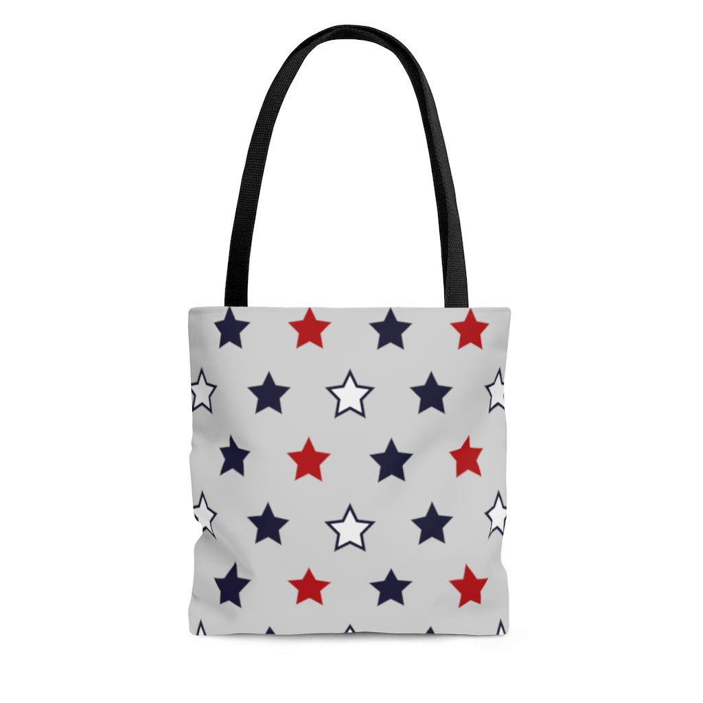 AOP Star Girl Slate Tote Bag